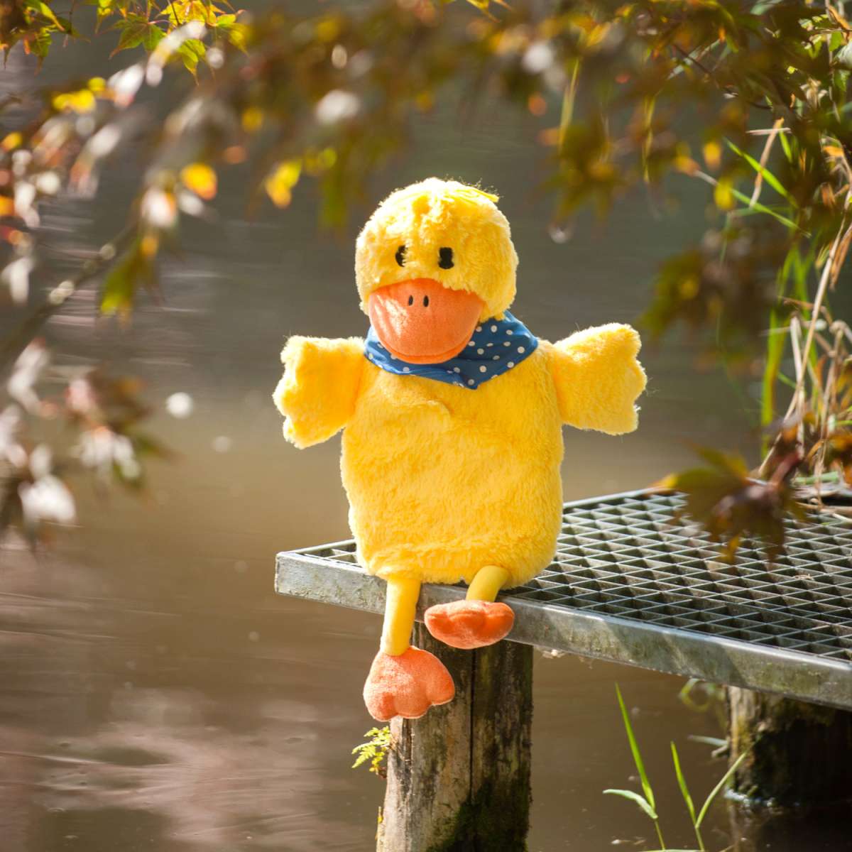 Eco Hot Water Bottle  Junior Comfort with Cover, Duck Gagi