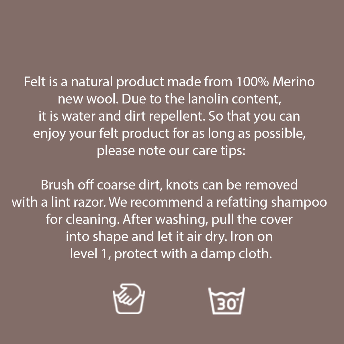 Kids Eco Hot Water Bottle Junior Comfort with Cover, Handmade Felt - Fox