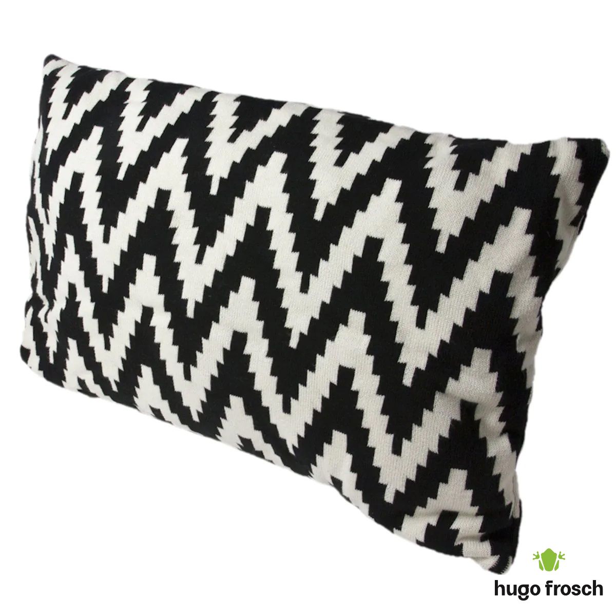 Designer Cushion with integrated Eco Hot Water Bottle -Knitted Cover- Lissabon