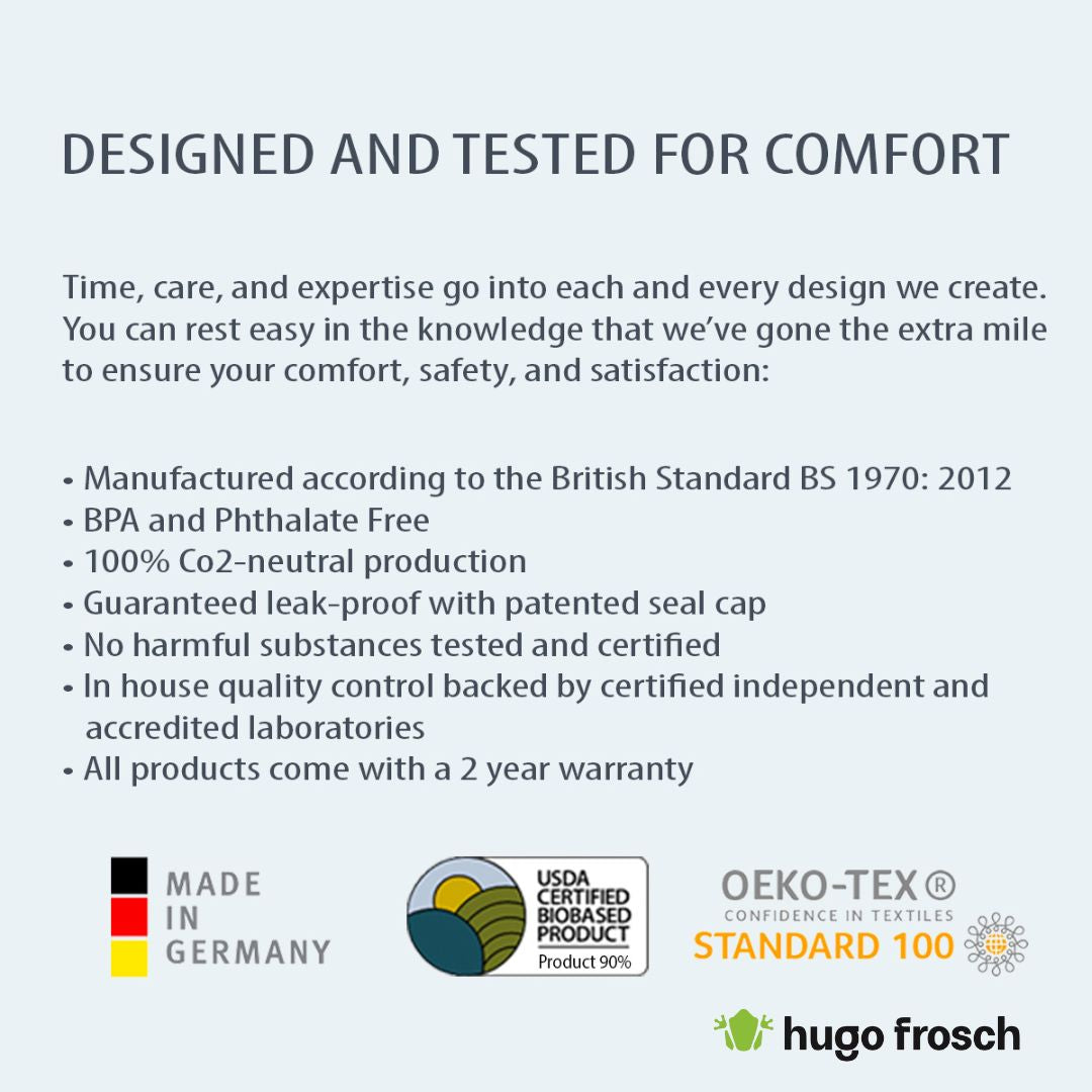 Eco Hot Water Bottle  Junior Comfort with Cover, Duck Gagi