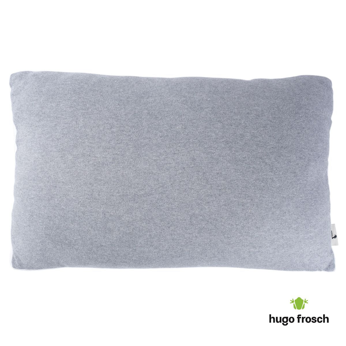 Designer Cushion with integrated Eco Hot Water Bottle -Knitted Cover- London