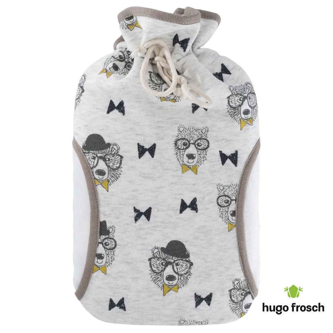 Eco Hot Water Bottle with Cover, Muff - Dog