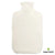 Eco Hot Water Bottle with Cover, Nicki - Soft Cream