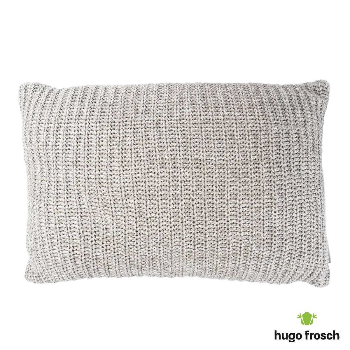 Desinger Cushion with integrated Eco Hot Water Bottle -Knitted Cover- Sylt