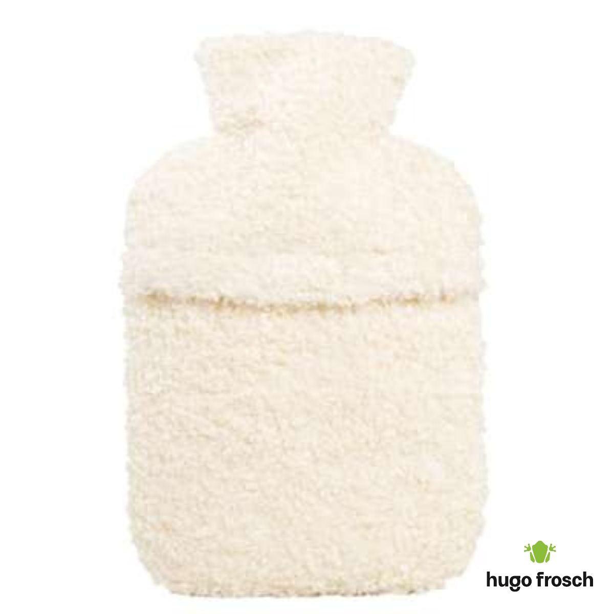 Kids Eco Hot Water Bottle Junior Comfort with Cover, Plush - Cream Gagi