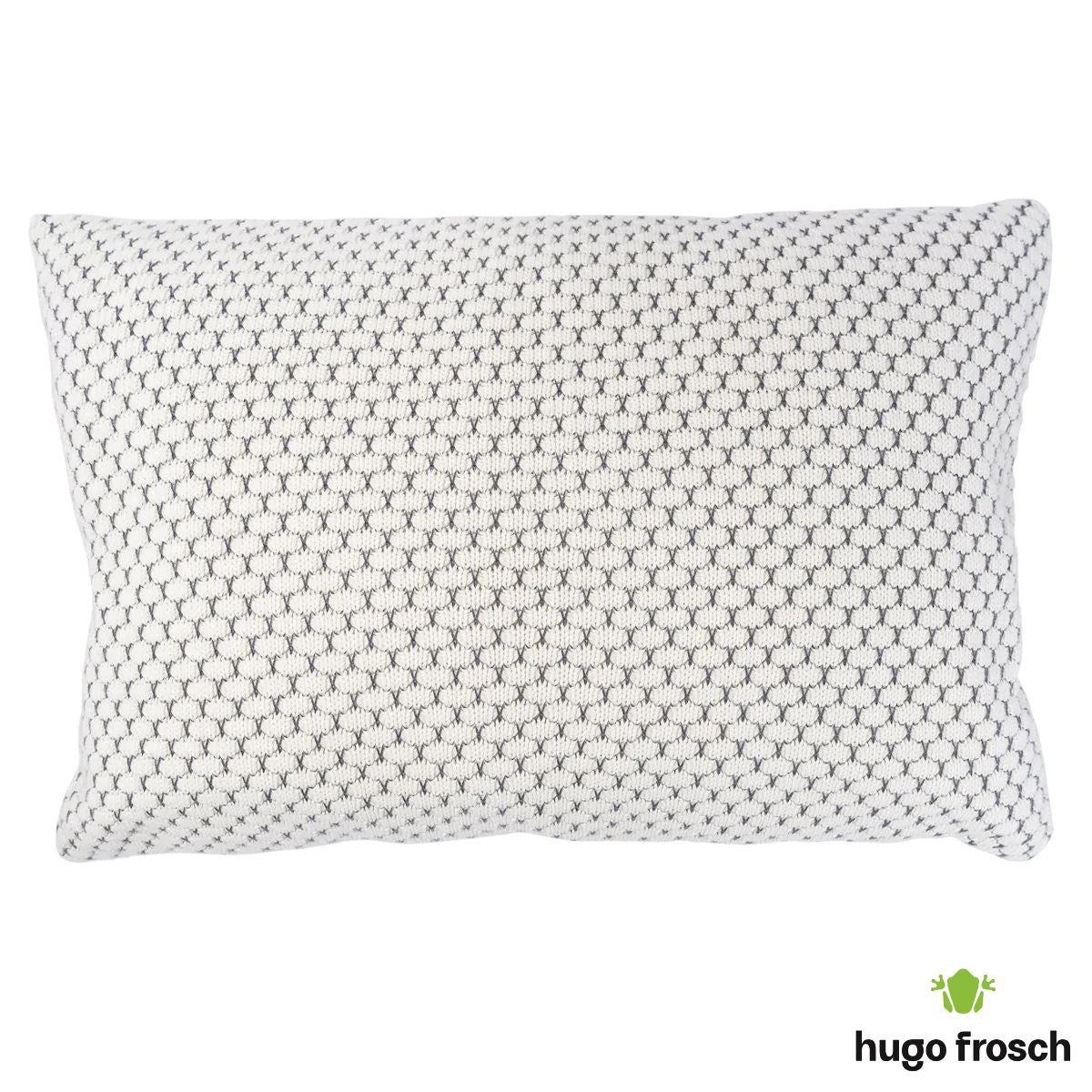 Designer Cushion with integrated Eco Hot Water Bottle -Knitted Cover- Hamburg