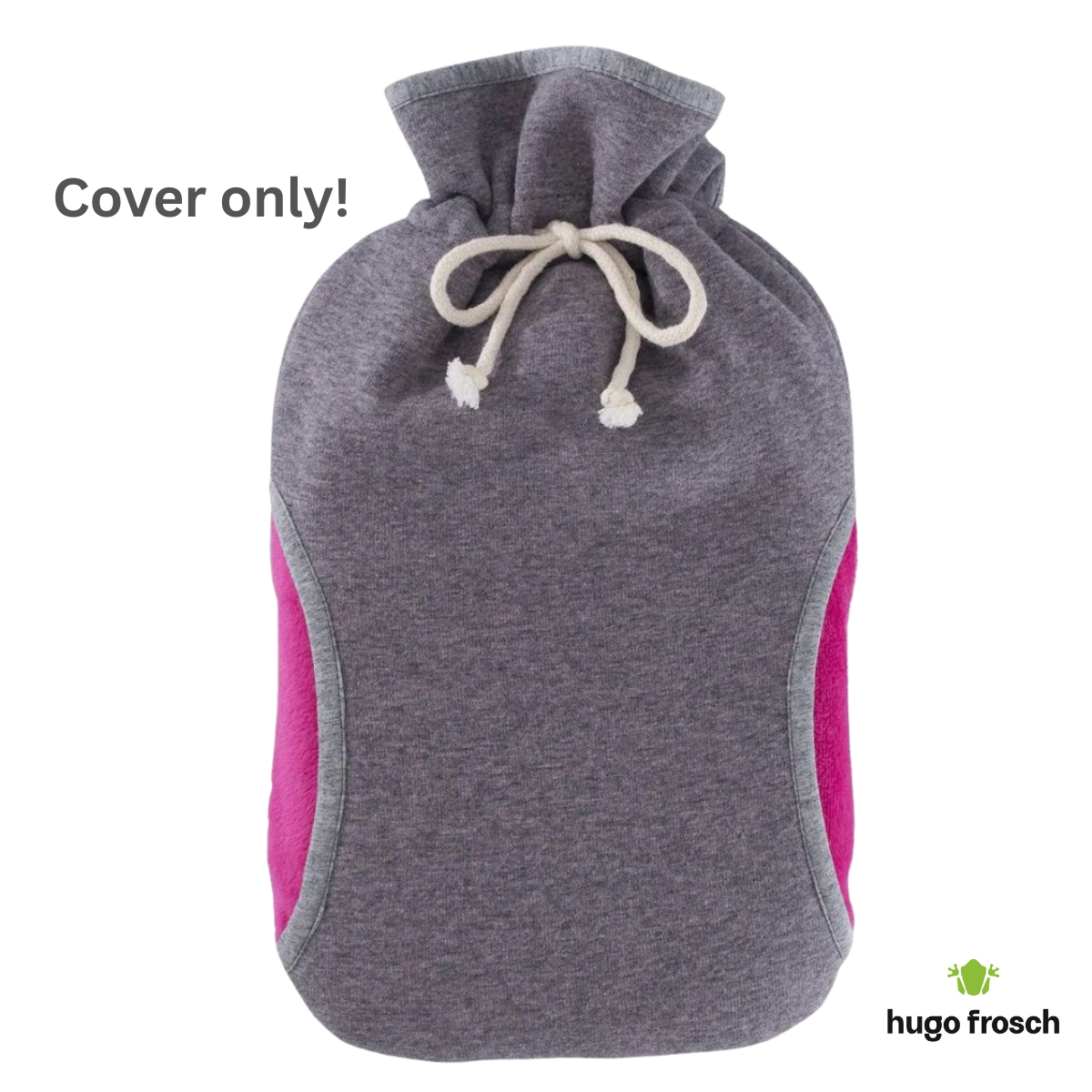 Cover Only with Hand Warming Pockets, Muff Grey-Pink