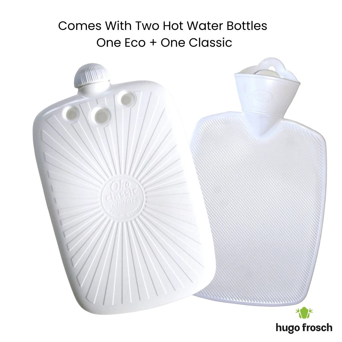 Designer Cushion with integrated Eco Hot Water Bottle -Knitted Cover- London