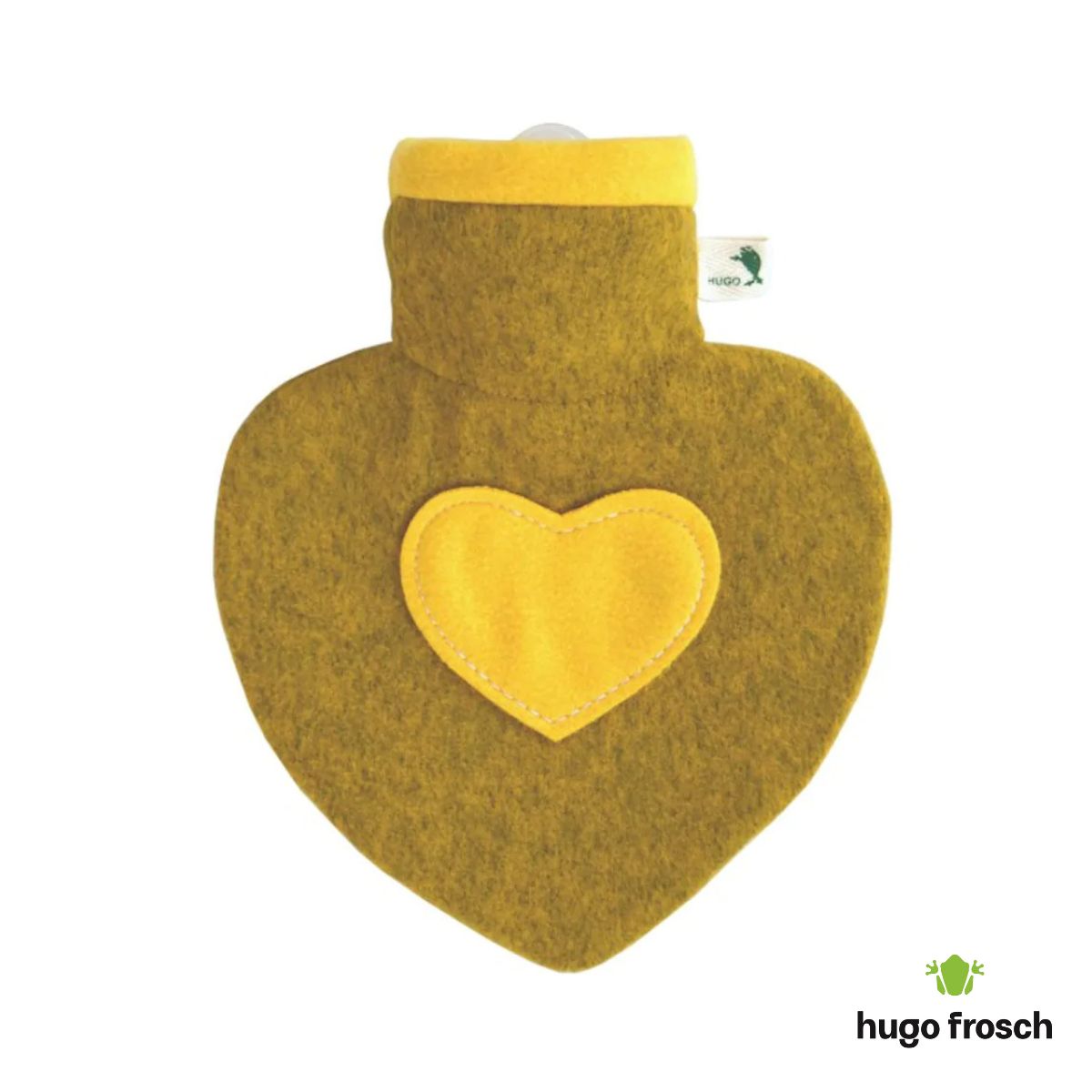 Hot Water Bottle Classic with Cover, Knitted - Grapefruit