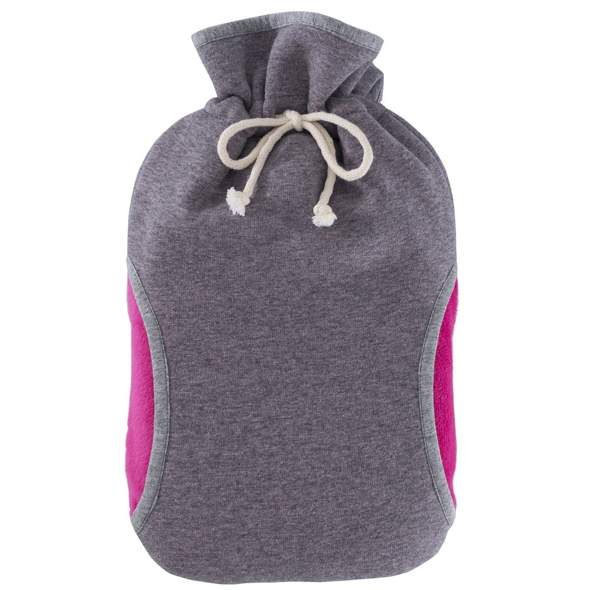 Eco Hot Water Bottle with Cover, Muff- Pink