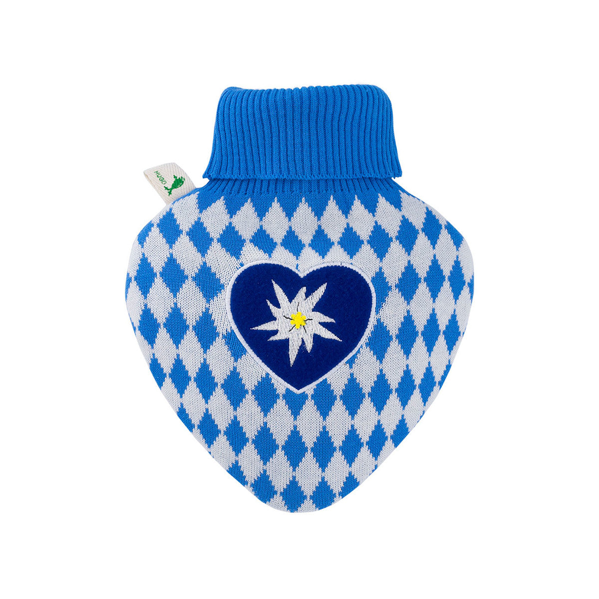 Hot Water Bottle Classic with Cover, Knitted - Bavaria