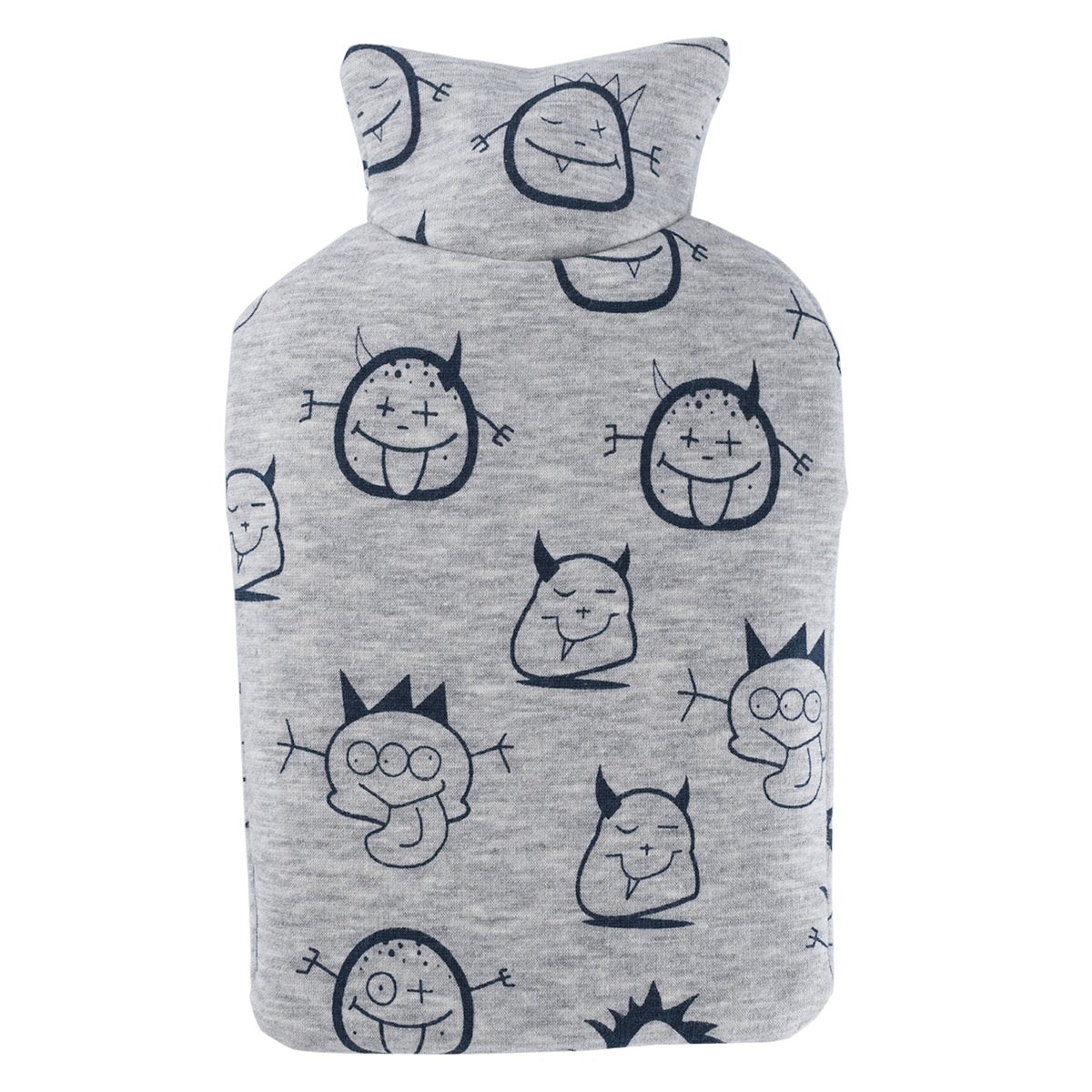Kids Eco Hot Water Bottle Junior Comfort with Cover, Laughing Spirits